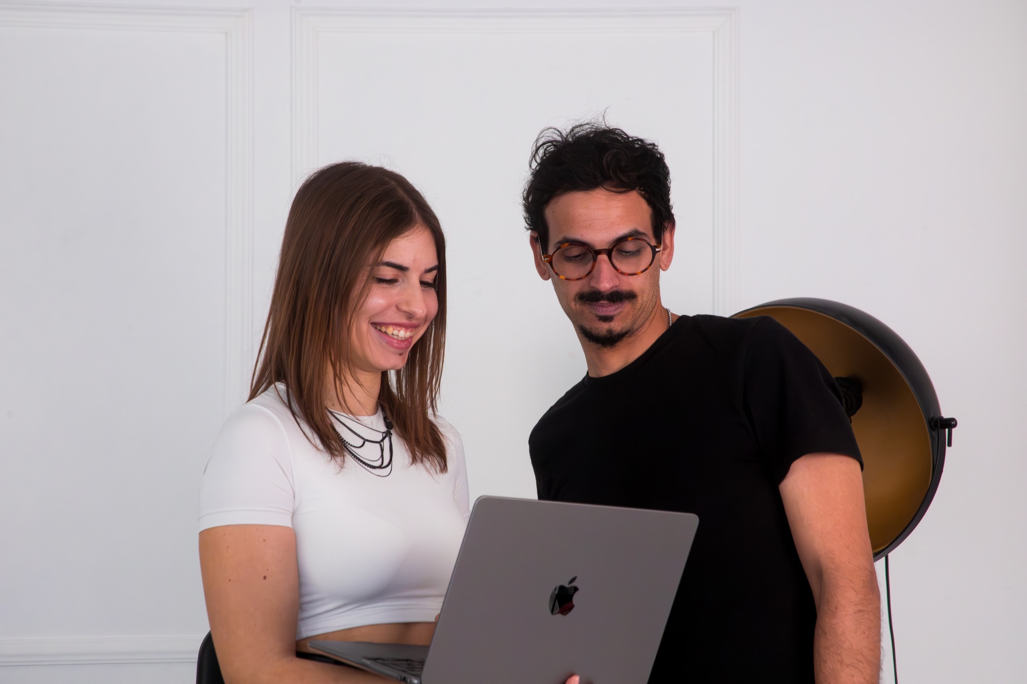 The Social Keys team reviewing an Instagram account